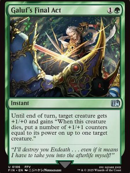 Hovedbilde Galuf's Final Act (Foil)