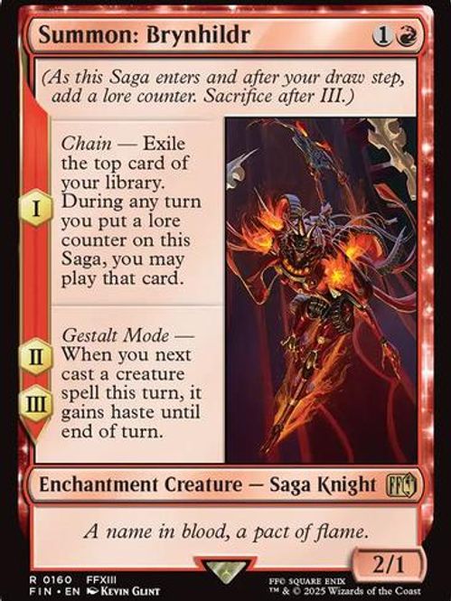 Hovedbilde Summon: Brynhildr (Foil)
