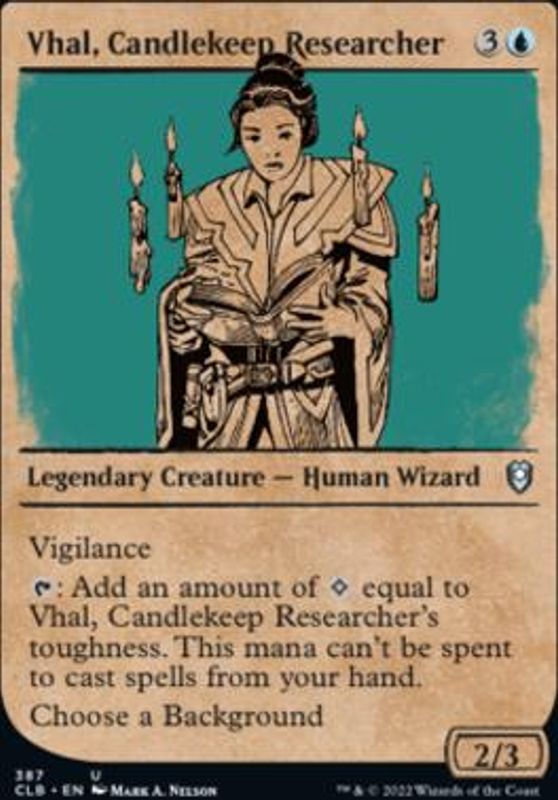 Vhal, Candlekeep Researcher (Showcase)