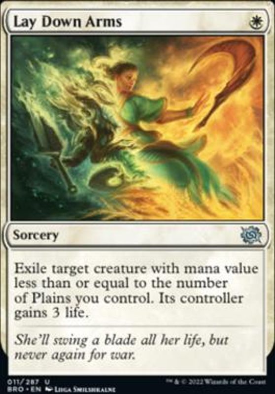 Lay Down Arms (foil)
