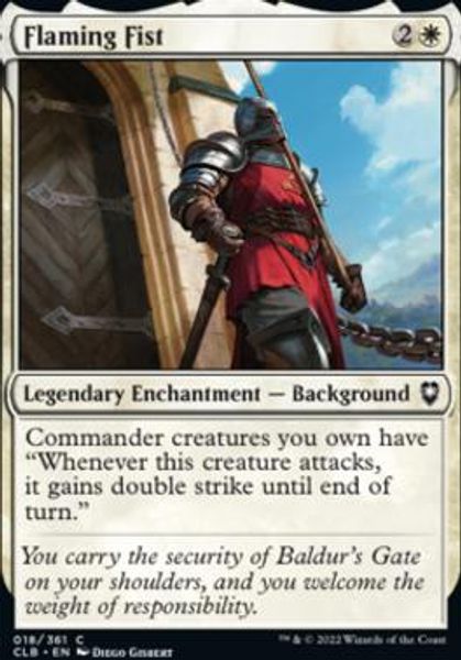 Hovedbilde Flaming Fist (foil)