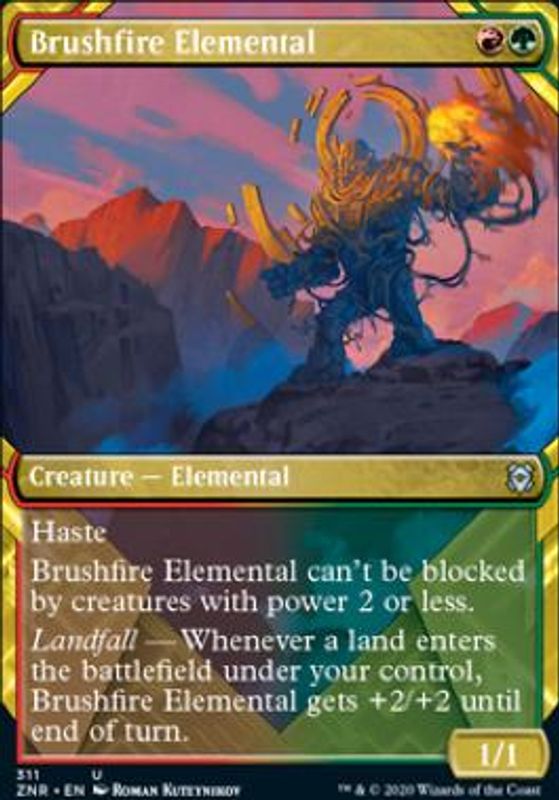 Brushfire Elemental (Showcase)