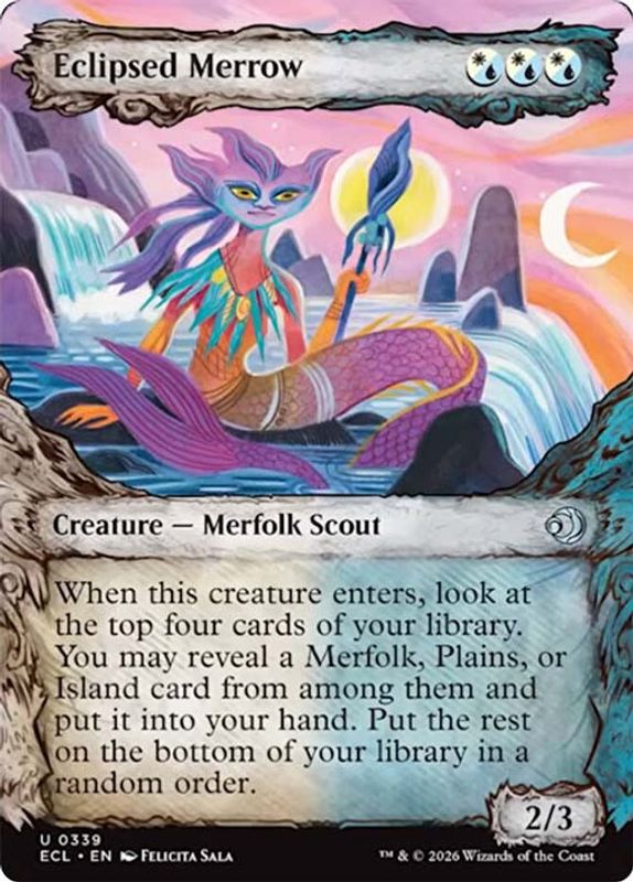 Eclipsed Merrow (showcase) (Foil)