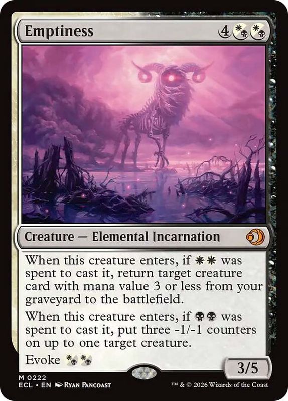 Emptiness (Foil)