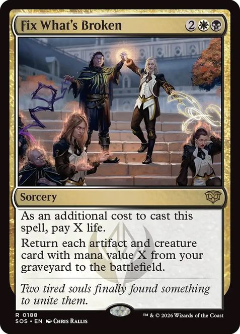 Hovedbilde Fix What's Broken (Foil)