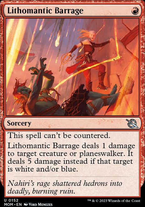Hovedbilde Lithomantic Barrage (foil)