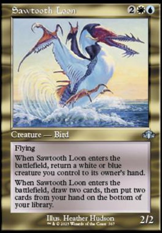 Sawtooth Loon (Retro Frame)