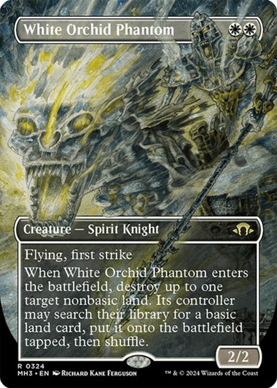 White Orchid Phantom (Borderless) (Foil)