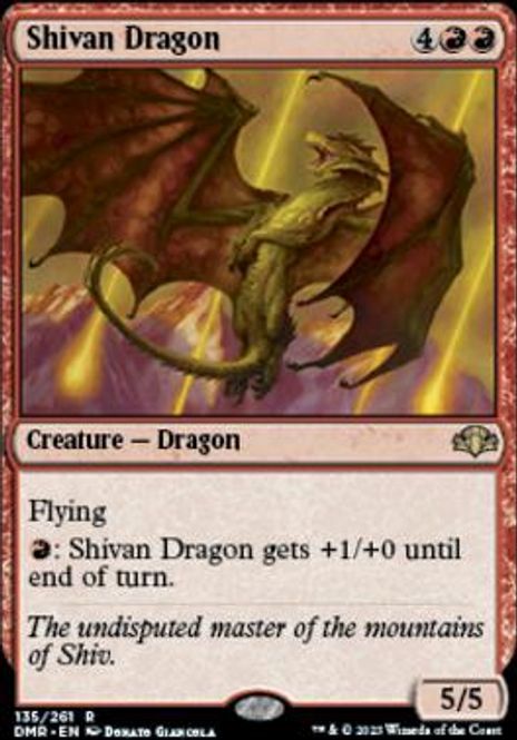 Hovedbilde Shivan Dragon (foil)
