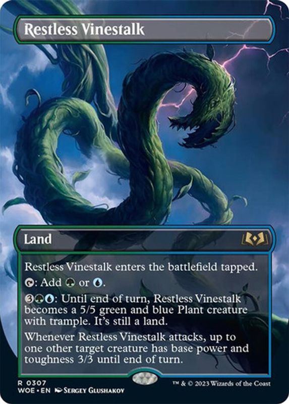 Restless Vinestalk (Borderless) (Foil)