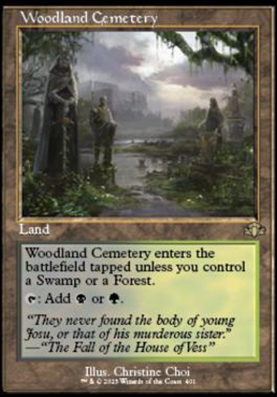 Woodland Cemetery (Retro Frame)