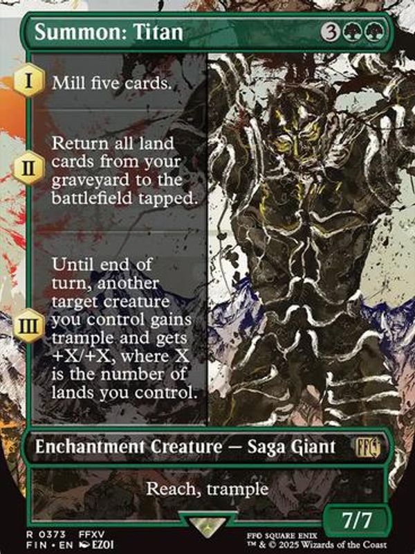Summon: Titan (Borderless)