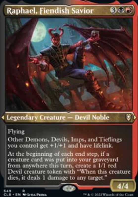 Raphael, Fiendish Savior (Foil Etched)