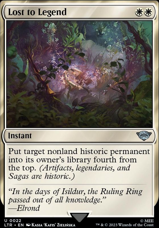 Lost to Legend (foil)