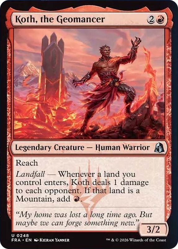 Koth, the Geomancer (foil)