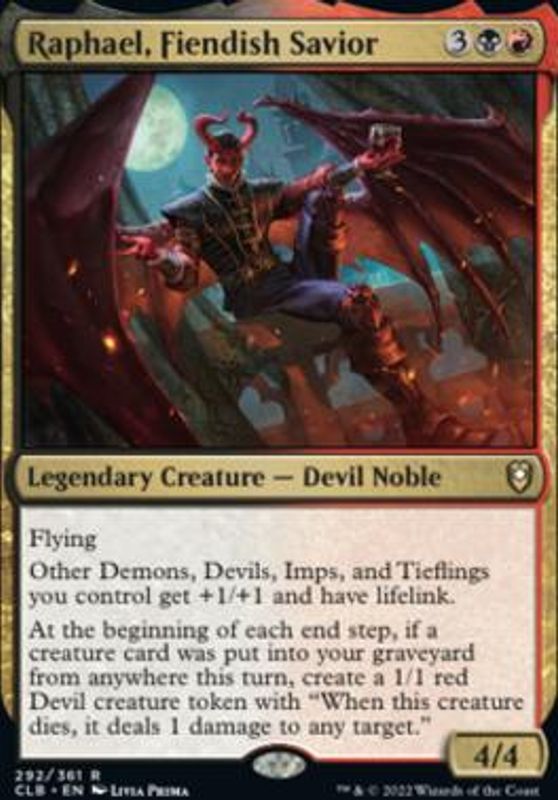 Raphael, Fiendish Savior