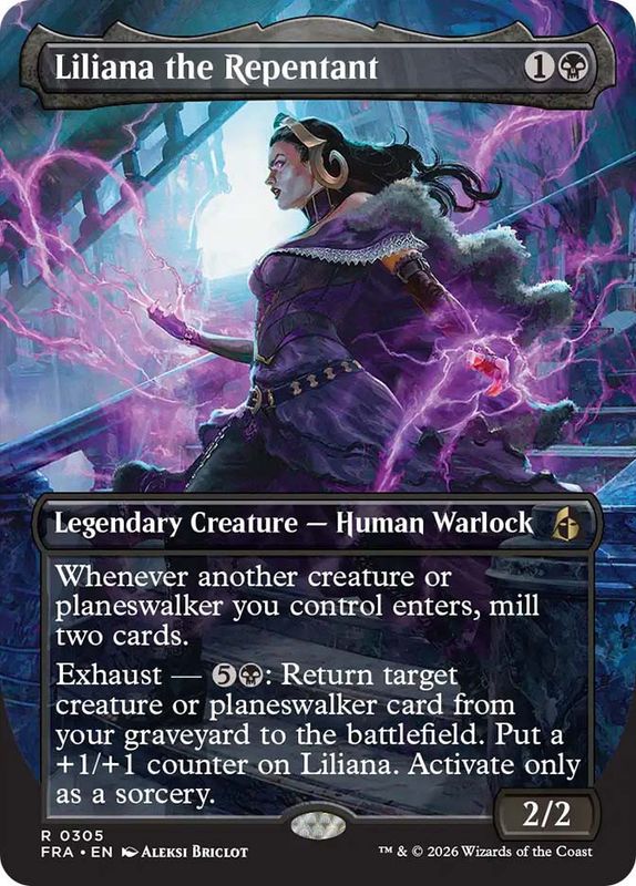 Liliana the Repentant (Borderless) (foil)