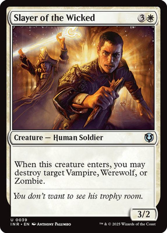 Slayer of the Wicked (Foil)