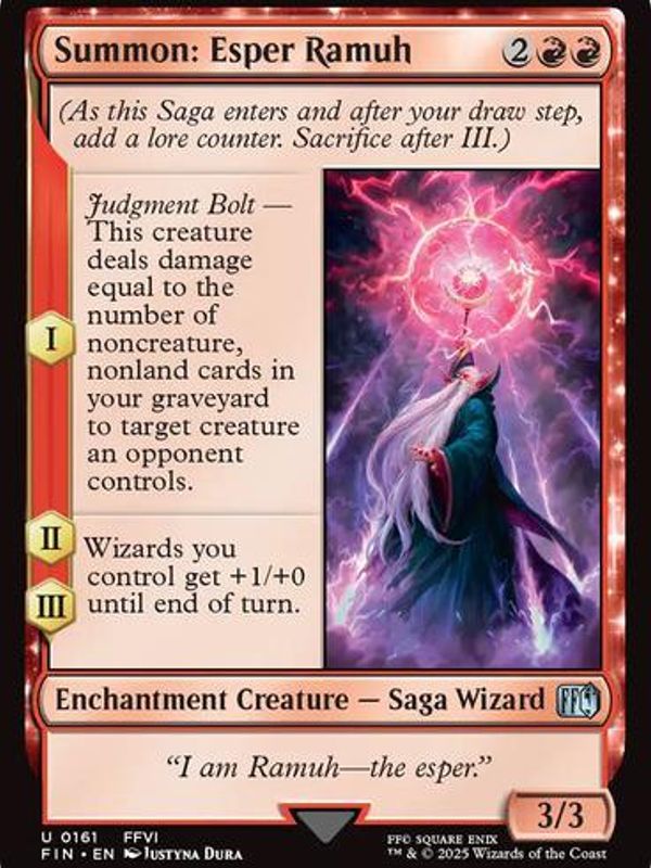 Summon: Esper Ramuh (Foil)