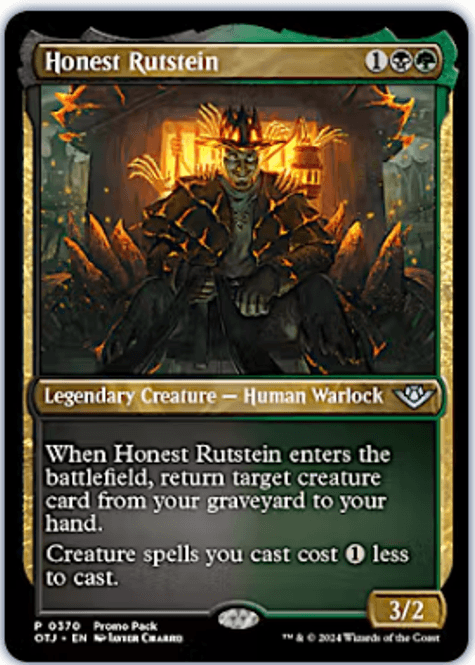 Hovedbilde Honest Rutstein (Promo Pack)