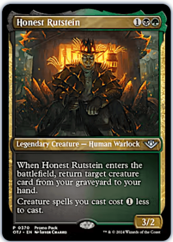 Honest Rutstein (Promo Pack)