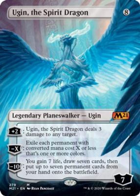 Ugin, the Spirit Dragon (Borderless, foil)