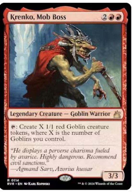 Krenko, Mob Boss (Foil)