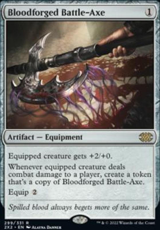 Bloodforged Battle-Axe (foil)
