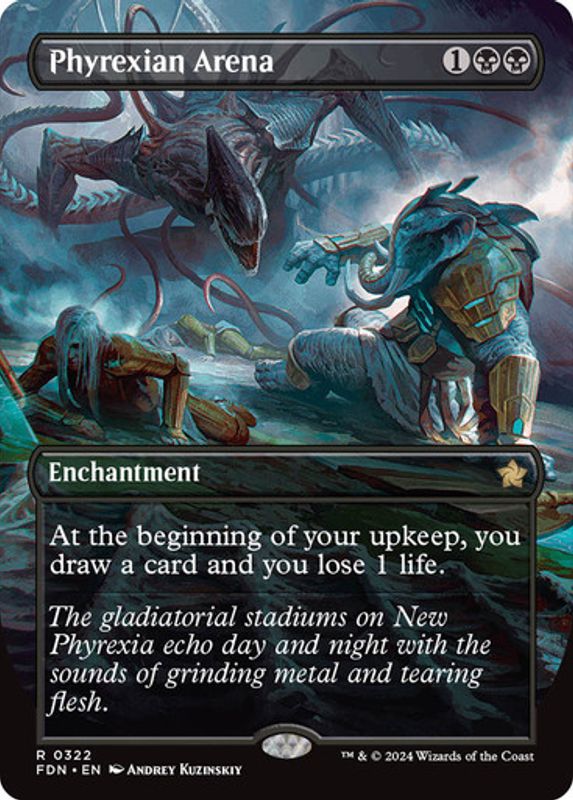 Phyrexian Arena (Borderless) (Foil)