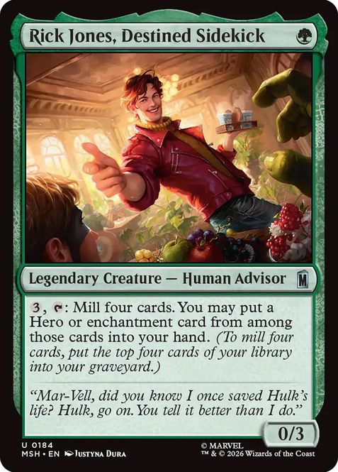 Hovedbilde Rick Jones, Destined Sidekick ...