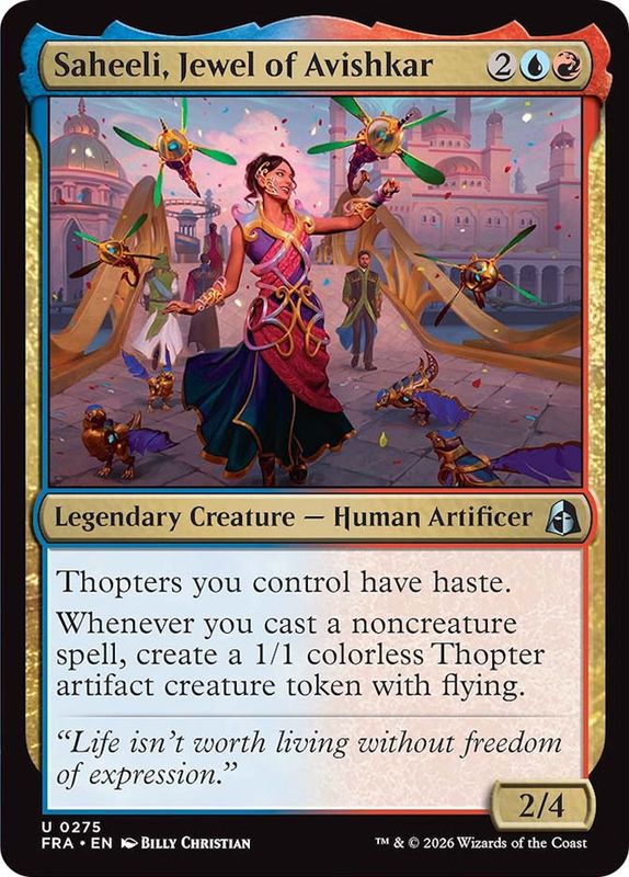 Saheeli, Jewel of Avishkar (foil)