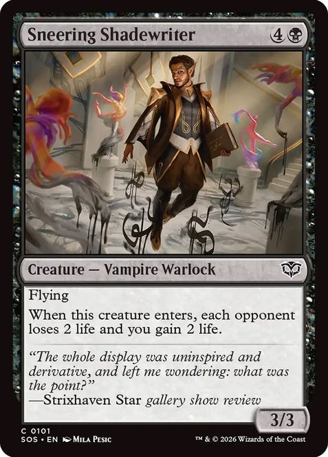 Hovedbilde Sneering Shadewriter (Foil)