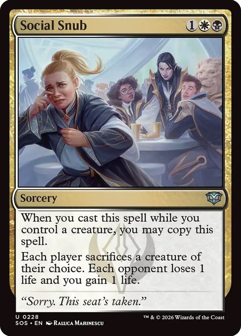 Hovedbilde Social Snub (Foil)