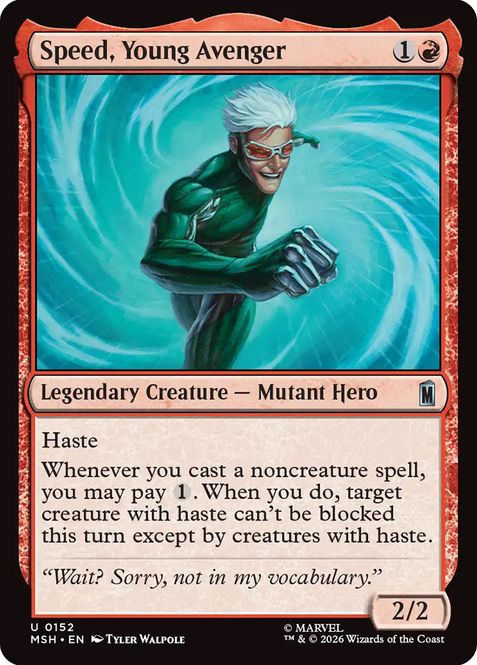 Hovedbilde Speed, Young Avenger