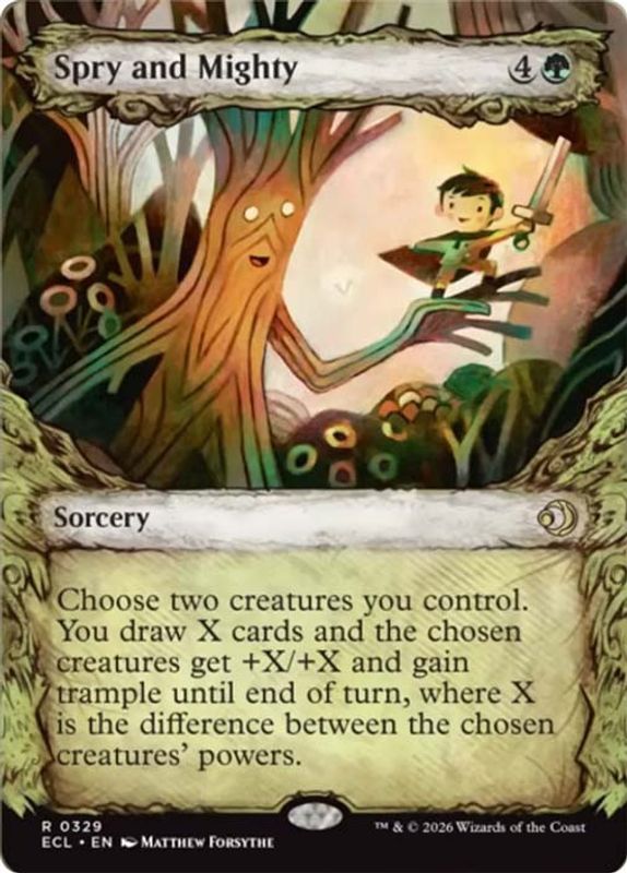 Spry and Mighty (showcase) (Foil)