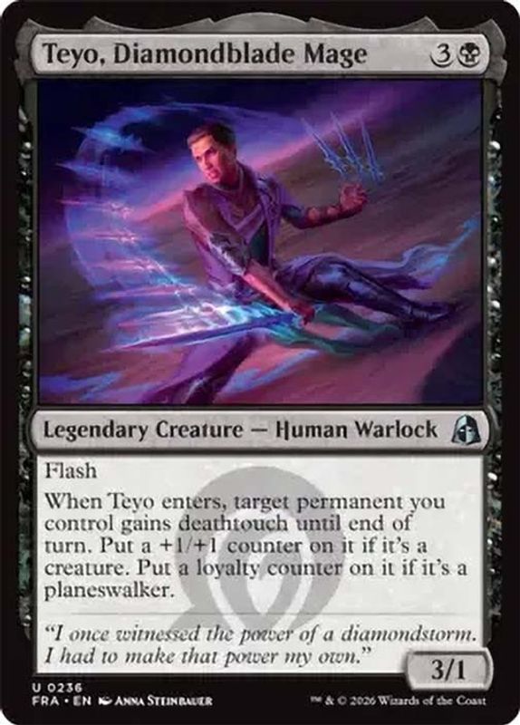 Teyo, Diamondblade Mage (foil)