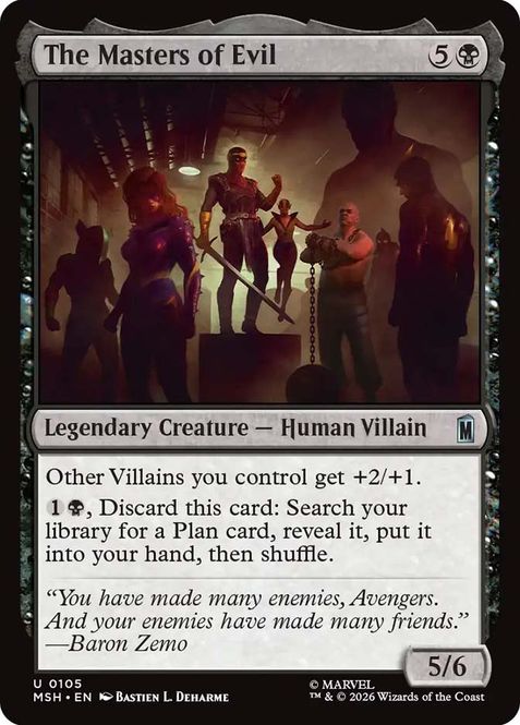 Hovedbilde The Masters of Evil (Foil)
