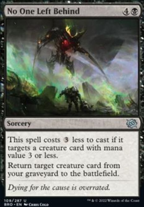 Hovedbilde No One Left Behind (foil)