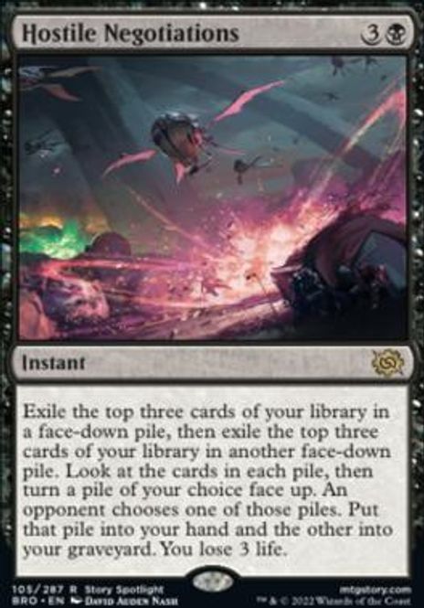 Hovedbilde Hostile Negotiations (foil)