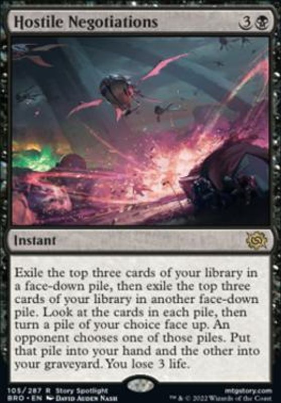 Hostile Negotiations