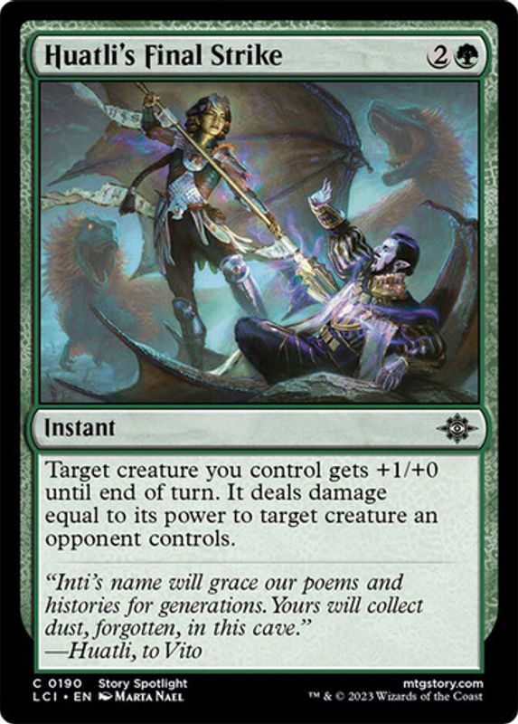 Huatli's Final Strike (Foil)
