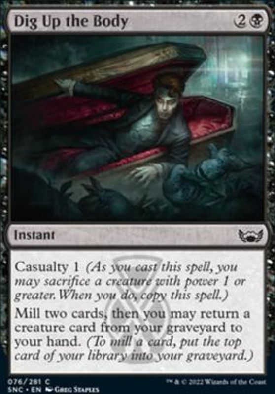 Dig Up the Body (foil)