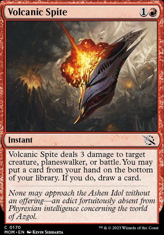 Volcanic Spite (foil)