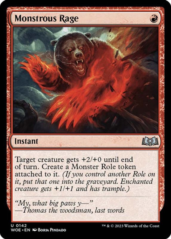 Monstrous Rage (Foil)