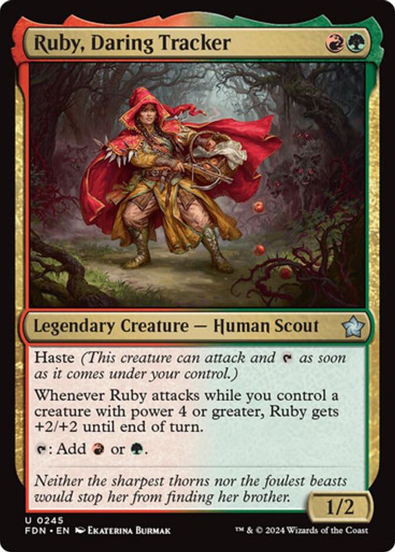 Ruby, Daring Tracker (Foil)