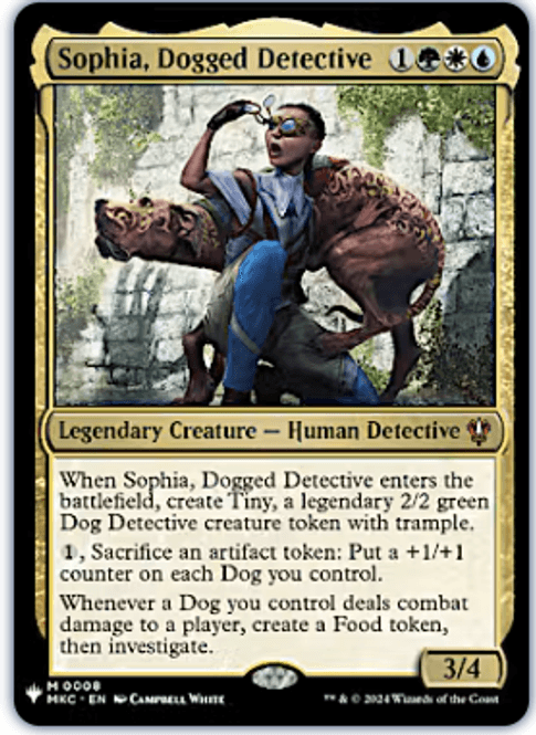 Hovedbilde Sophia, Dogged Detective
