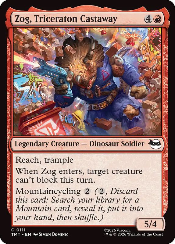 Zog, Triceraton Castaway (Foil)