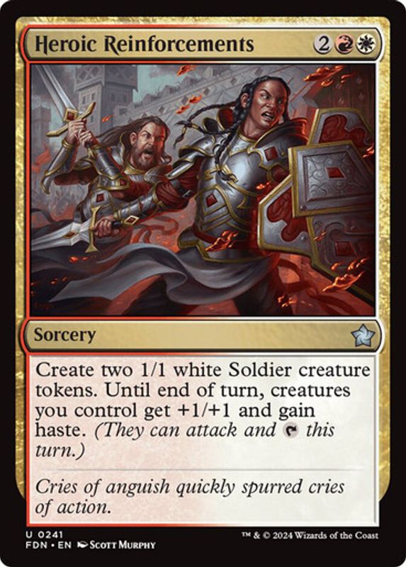 Heroic Reinforcements (Foil)